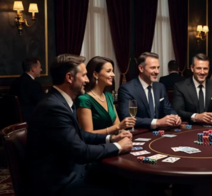 Elegancka impreza pokerowa z mobilnym kasynem